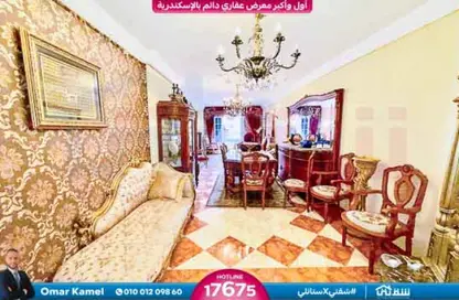 شقة - 3 غرف نوم - 2 حمامات للبيع في شارع السباعي - ميامي - حي اول المنتزة - الاسكندرية