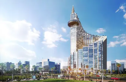 Office Space - Studio - 1 Bathroom for sale in East tower - Central Business District - New Capital City - Cairo