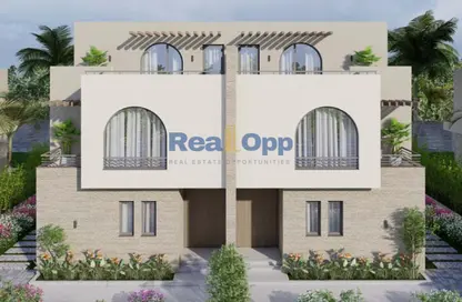 Twin House - 4 Bedrooms - 4 Bathrooms for sale in Marina 8 - Marina - Al Alamein - North Coast