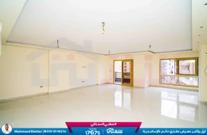 شقة - 3 غرف نوم - 2 حمامات للبيع في طريق ابو قير - زيزينيا - حي شرق - الاسكندرية