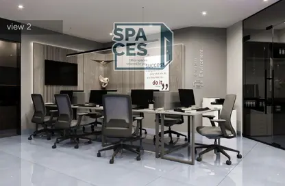 Office Space - Studio - 1 Bathroom for rent in Bank Center Street - South Teseen St. - The 5th Settlement - New Cairo City - Cairo