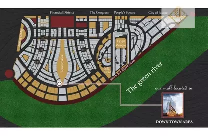 Apartment - 1 Bathroom for sale in Double Two Tower - Central Business District - New Capital City - Cairo