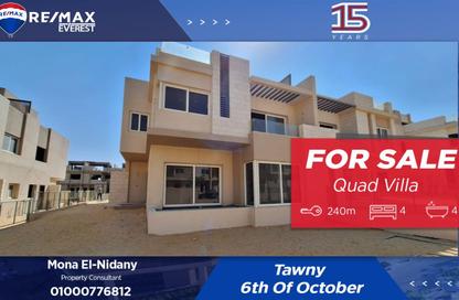Townhouse - 4 Bedrooms - 4 Bathrooms for sale in Tawny Hyde Park - 6 October Compounds - 6 October City - Giza