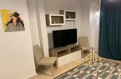 Apartment - 1 Bedroom - 1 Bathroom for rent in Palm Hills Village Gate - South Investors Area - New Cairo City - Cairo