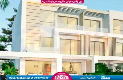 Villa - 4 Bedrooms - 5 Bathrooms for sale in Palm Hills - Alexandria Compounds - Alexandria