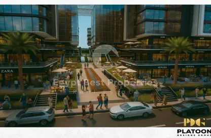 Retail - Studio - 2 Bathrooms for sale in Capital Towers - 9th District - 6 October City - Giza