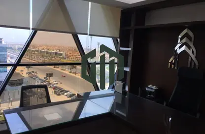 Office Space - Studio - 1 Bathroom for rent in Cairo Business Plaza - North Teseen St. - The 5th Settlement - New Cairo City - Cairo
