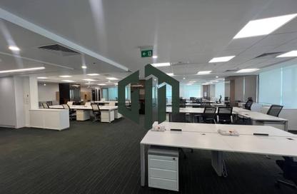 Office Space - Studio - 2 Bathrooms for rent in Bank Center Street - South Teseen St. - The 5th Settlement - New Cairo City - Cairo