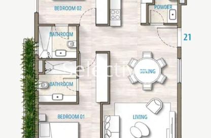 Chalet - 2 Bedrooms - 3 Bathrooms for sale in South Med - Qesm Ad Dabaah - North Coast