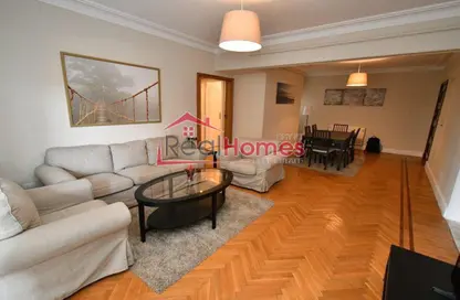 Apartment - 2 Bedrooms - 2 Bathrooms for rent in Ahmed Heshmat St. - Zamalek - Cairo