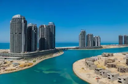 شاليه - غرفة نوم - 1 حمام للبيع في نورث ايدج تاورز - مدينة العلمين الجديدة - العلمين - الساحل الشمالي