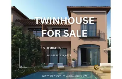 Villa - 7+ Bedrooms - 6 Bathrooms for sale in 9th District - Sheikh Zayed City - Giza