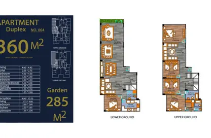 Duplex - 5 Bedrooms - 3 Bathrooms for sale in Al Mushir Abu Ghazaleh St. - Golf City - Obour City - Qalyubia