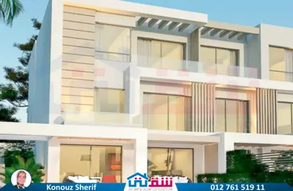 Twin House - 4 Bedrooms - 3 Bathrooms for sale in Palm Hills - Alexandria Compounds - Alexandria