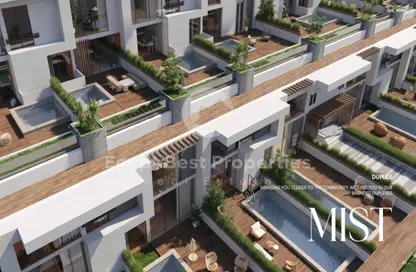 شاليه - 2 غرف نوم - 2 حمامات للبيع في دايركشن وايت - راس الحكمة - الساحل الشمالي