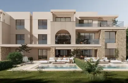 Chalet - 2 Bedrooms - 2 Bathrooms for sale in Ramla Lakeside - Qesm Ad Dabaah - North Coast