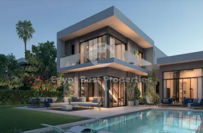 Villa - 5 Bedrooms - 7+ Bathrooms for sale in Swan Lake West - 6 October Compounds - 6 October City - Giza