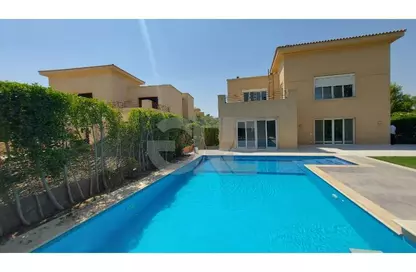 Villa - 4 Bedrooms - 4 Bathrooms for rent in Al Guezira 2 - Sheikh Zayed Compounds - Sheikh Zayed City - Giza