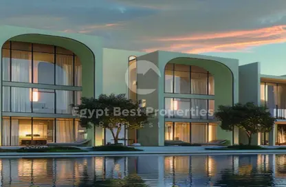 شاليه - 2 غرف نوم - 2 حمامات للبيع في هاسيندا حنيش - قسم مرسي مطروح - الساحل الشمالي