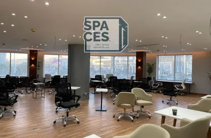 Office Space - Studio - 1 Bathroom for rent in Bank Center Street - South Teseen St. - The 5th Settlement - New Cairo City - Cairo
