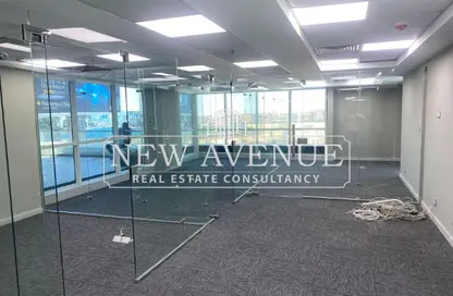 Office Space - Studio - 2 Bathrooms for rent in Business Plus - North Teseen St. - The 5th Settlement - New Cairo City - Cairo