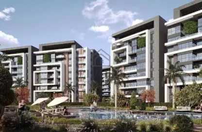 شقة - 3 غرف نوم - 2 حمامات للبيع في جيران رزيدنس - حدائق اكتوبر - مدينة 6 أكتوبر - الجيزة