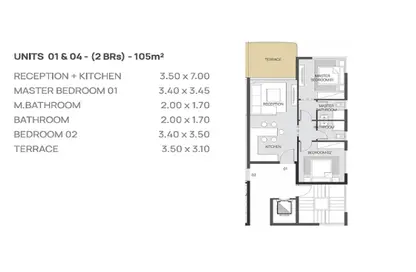 Chalet - 2 Bedrooms - 2 Bathrooms for sale in Safia - Ras Al Hekma - North Coast