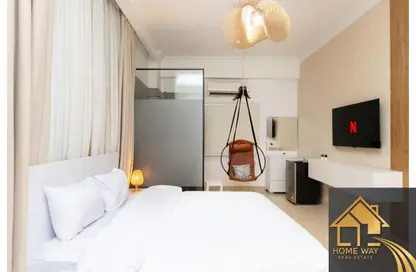 Apartment - Studio - 1 Bathroom for rent in Abou Hourayra St. - Rehab City Second Phase - Al Rehab - New Cairo City - Cairo