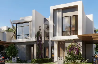 Twin House - 3 Bedrooms - 4 Bathrooms for sale in Azha North - Ras Al Hekma - North Coast