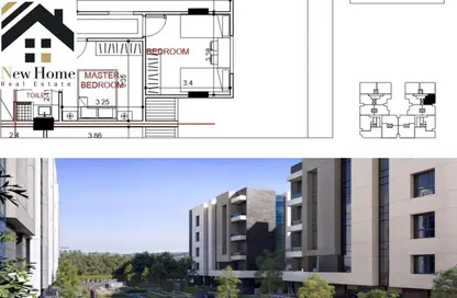 Apartment - 2 Bedrooms - 2 Bathrooms for sale in Zahraa El Maadi - Hay El Maadi - Cairo