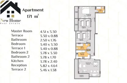 Apartment - 3 Bedrooms - 2 Bathrooms for sale in The 5th Settlement - New Cairo City - Cairo