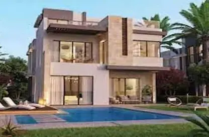 Villa - 4 Bedrooms - 3 Bathrooms for sale in Palm Hills New Cairo - 5th Settlement Compounds - The 5th Settlement - New Cairo City - Cairo