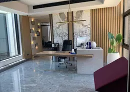 Office Space - Studio - 2 Bathrooms for rent in The Water Way - North Investors Area - New Cairo City - Cairo