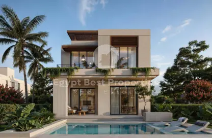 Villa - 3 Bedrooms - 4 Bathrooms for sale in Palm Hills New Cairo - 5th Settlement Compounds - The 5th Settlement - New Cairo City - Cairo