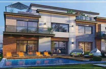 Twin House - 4 Bedrooms - 4 Bathrooms for sale in Azzar 2 - 5th Settlement Compounds - The 5th Settlement - New Cairo City - Cairo