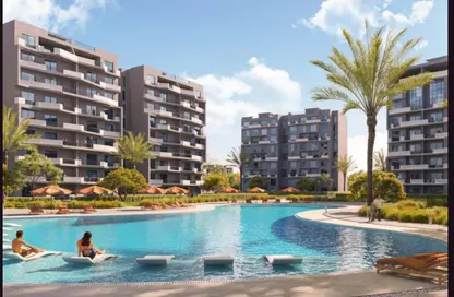 Apartment - 2 Bedrooms - 2 Bathrooms for sale in DeJoya Residence - New Zayed City - Sheikh Zayed City - Giza