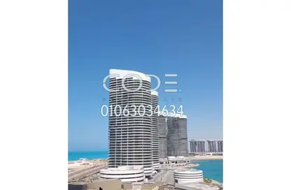 Apartment - 1 Bedroom - 1 Bathroom for sale in The Gate Towers - New Alamein City - Al Alamein - North Coast