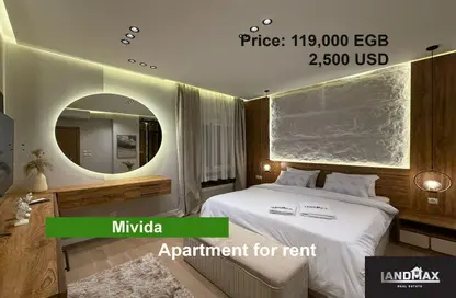 Apartment - 2 Bedrooms - 2 Bathrooms for rent in Mivida - 5th Settlement Compounds - The 5th Settlement - New Cairo City - Cairo