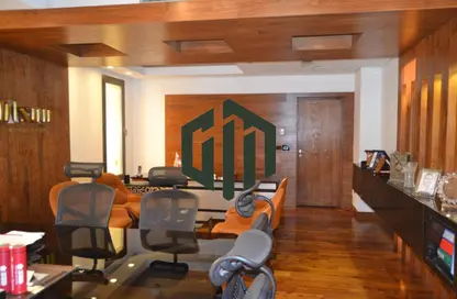 Office Space - Studio - 2 Bathrooms for rent in Bank Center Street - South Teseen St. - The 5th Settlement - New Cairo City - Cairo