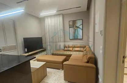 Apartment - 1 Bedroom - 2 Bathrooms for rent in Aljazi Marriott Residences - Mohamed Naguib Axis - North Investors Area - New Cairo City - Cairo