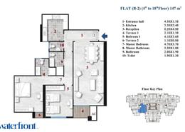 شقة - 2 غرف نوم - 3 حمامات for للبيع in ووترفرونت - صوارى - كمبوندات الاسكندرية - الاسكندرية