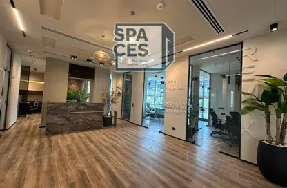 Office Space - Studio - 1 Bathroom for rent in Bank Center Street - South Teseen St. - The 5th Settlement - New Cairo City - Cairo