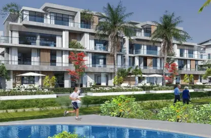 Apartment - 3 Bedrooms - 3 Bathrooms for sale in Crescent Walk - 5th Settlement Compounds - The 5th Settlement - New Cairo City - Cairo
