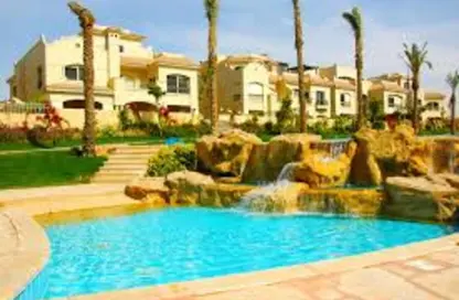 Twin House - 5 Bedrooms - 5 Bathrooms for sale in Al Patio 3 - Ext North Inves Area - New Cairo City - Cairo