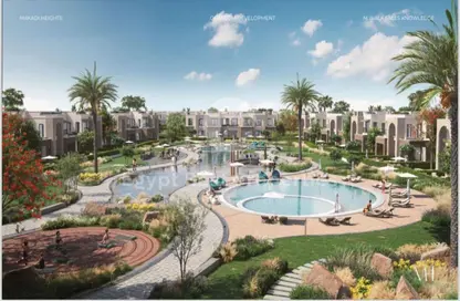Townhouse - 3 Bedrooms - 4 Bathrooms for sale in Makadi Heights - Makadi Orascom Resort - Makadi - Hurghada - Red Sea