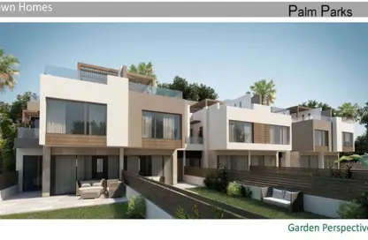 Townhouse - 3 Bedrooms - 4 Bathrooms for sale in Palm Parks   Palm Hills - South Dahshur Link - 6 October City - Giza