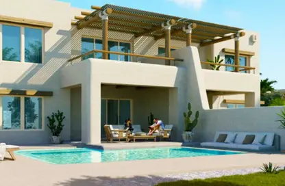 Chalet - 2 Bedrooms - 2 Bathrooms for sale in Hacienda West - Ras Al Hekma - North Coast