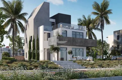 Twin House - 3 Bedrooms - 4 Bathrooms for sale in Rivers - New Zayed City - Sheikh Zayed City - Giza