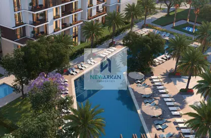 Apartment - 2 Bedrooms - 1 Bathroom for sale in Tesla Residence - Al Wahat Road - 6 October City - Giza