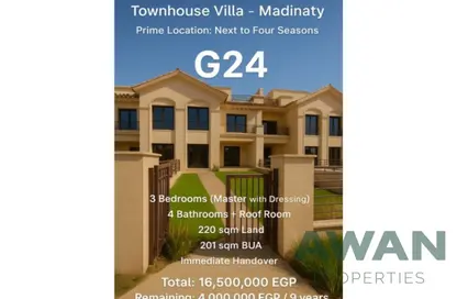 تاون هاوس - 3 غرف نوم - 4 حمامات للبيع في پريڤادو - مدينتي - القاهرة